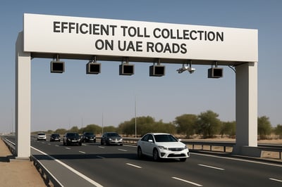 Efficient toll collection on UAE roads